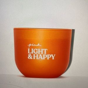 PINK light & happy candle